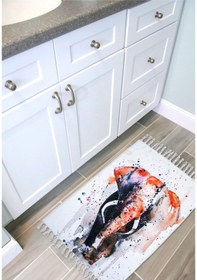 Resim Zethome Elephant Banyo Paspas Ve Tek Kanat Duş Perdesi 1x180x200 Çok Renkli 