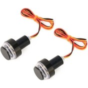 Resim Yaozixa Motosiklet Led Direk Gündüz Işığı-sinyal Lambası 12v Beyaz-sarı Parlaklık Düşürücü 1 Çift/kutu 