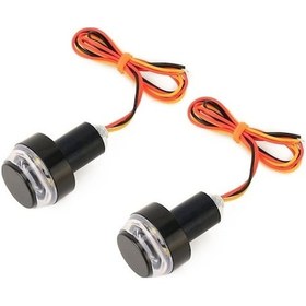 Resim Yaozixa Motosiklet Led Direk Gündüz Işığı-sinyal Lambası 12v Beyaz-sarı Parlaklık Düşürücü 1 Çift/kutu 