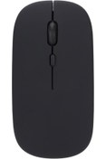Resim Hometech Alfa 7 Premium Pro 7\ Uyumlu Kablosuz Bluetooth Pilli Optik Mouse - Mor 