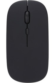 Resim Hometech Alfa 7 Premium Pro 7\ Uyumlu Kablosuz Bluetooth Pilli Optik Mouse - Mor 