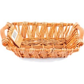 Resim Hasır Oval Kulplu Sepet 39X29X8 Cm Büyük 