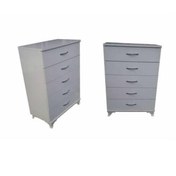 Resim Lake 5 Çekmeceli Beyaz Geniş Şifonyer Kurulu Kargolanır 