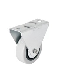 Resim Hts 106 - 50 Mm Sabit Kapaklı Gri Pvc Teker Siyah 