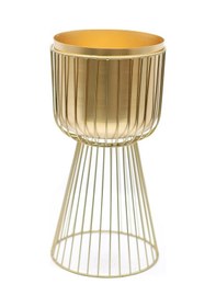 Resim Invictus Gold Metal Ayaklı Saksı 