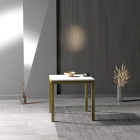 Resim Merlan Yemek & Toplantı Masası - S / Gold 