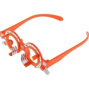 Resim Suntek Plastik Optik Deneme Objektif Çerçeve Gözlük 56mm 