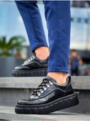 Resim Kb-x10 Kuback Siyah Rugan Siyah Yüksek Taban Günlük Spor Ayakkabı Siyah2 