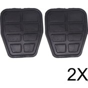 Resim Kauçuk Fren Debriyaj Ayak Pedal Pedi Vw Golf 2 İçin Mk2 Mk3 1e 1983 1984 - 1994 1995 1996 1997 Kapak Değiştirme 321721173 7213141 Pack Of 2 