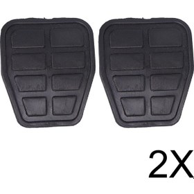 Resim Kauçuk Fren Debriyaj Ayak Pedal Pedi Vw Golf 2 İçin Mk2 Mk3 1e 1983 1984 - 1994 1995 1996 1997 Kapak Değiştirme 321721173 7213141 Pack Of 2 
