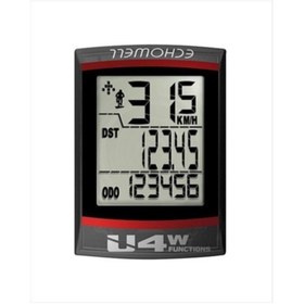 Resim Echowell U4w Kablosuz Km Saati 4 Fonksiyon Siyah 