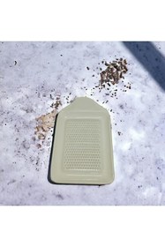 Resim RAMDET Çocuk Mama Rendesi Porselen Elma Rendesi Kare 17-10 cm Meyve Rendesi 