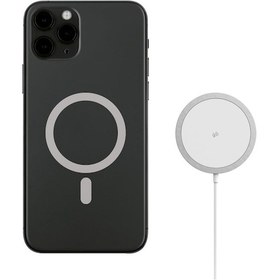 Resim Polosmart Psm68 Magsafe Mıknatıslı Kablosuz Şarj Cihazı Beyaz 