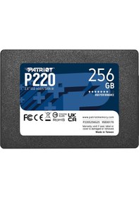 Resim Patriot P220 256 GB 550/490MB/S 2.5" Sata3 SSD Disk P220S256G25 