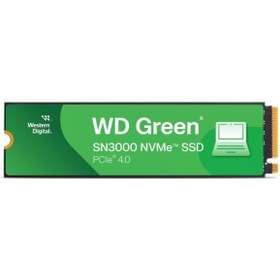 Resim WESTERN DIGITAL Wd Green Sn3000, Wds500g4g0e, 500gb, 5000/4000, Gen4, Nvme Pcıe M.2 2280, Ssd 