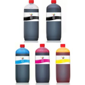 Resim QC Canon Pixma MG5460 Uyumlu Yazıcı Mürekkep Seti 1000ml 5 Renk 