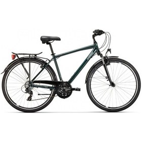 Resim Conor Cıty 28" 52cm Koyu Yeşil-gri 24 Vites Şehir Bisikleti Yeşil 