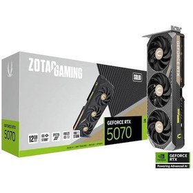 Resim Zotac Geforce Rtx 5070 Gamıng Solıd Oc 12GB Gddr7 192BIT Dlss 4 Ekran Kartı 