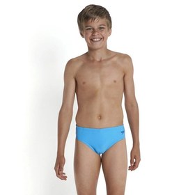 Resim Speedo Logo Endurance 10 Brief Erkek Çocuk Yüzücü Mayosu Mavi 