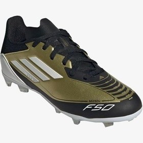 Resim Adidas F50 League Fgmg J Messi Çocuk Sarı Krampon Çim Zemin If6919 Sarı 
