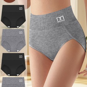 Resim 4 Kadın Yüksek Bel İç Çamaşırı Seti, Karın Kontrolü ve Nefes Alabilir Tasarım 