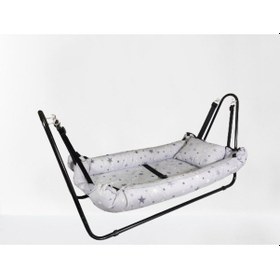 Resim Bebek Gri Pamuklu Mars Hamak 