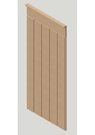 Resim DUVAR PANELİ 45 cm Genişlik x 105 cm Ham mdf Duvar paneli ( 10 mm 