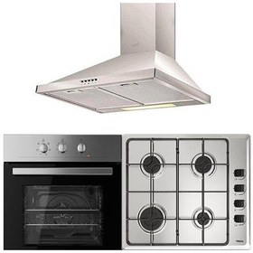 Resim Teka HE 715 SS - HLX 640 KB - DF 60 Chef 1 Inox Ankastre Set 