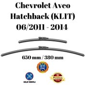 Resim Chevrolet Aveo Hb Hatchback Kl1t 2011 2012 2013 2014 Uyumlu Ön Cam Muz Tipi Silecek Süpürgesi Seti 650/380mm Silbak 