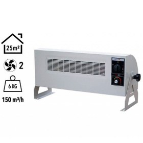 Resim Heatbox Hb3602000k 360 2000w Monofaze Elektrikli Fanlı Isıtıcı Krem 