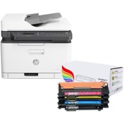 Resim HP Color Laser Mfp 179fnw Tarayıcı Fotokopi Faks Wi-fi Renkli Lazer Yazıcı 4zb97a Sınırsız Chipli 