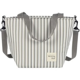 Resim Walking Mum Bolsa Comiditas Çizgi Desenli Termos Çanta Çok Renkli 