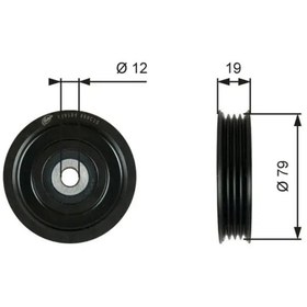 Resim GATES T39184 Alternator Gergi Bilyasi 11925EB70A 11925VC80A 119271E402 