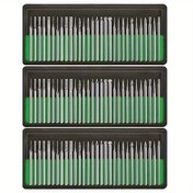 Resim 30 Adet Elmas Taşlama Parçaları Seti, 1/8" Sap, Döner Aletler, Metal Ahşap İşleme, Roter, Zımparalama, Oyma, Oyma - Dayanıklı Metal Malzeme 