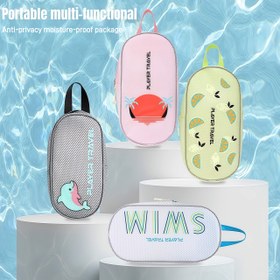 Resim Şık ve Ferah Yüzme Çantası/Depolama Çantası/Tuvalet Çantası/Süet Çantası, Taşınabilir/Yüksek Kaliteli/Kompakt ve Hafif/Kuru ve Islak Ayrımı/El Çantası/Çift Boyutlu/Büyük Kapasiteli, Yüzme/plaj/fitness/nehrin rafting'i için uygun, Unisex 