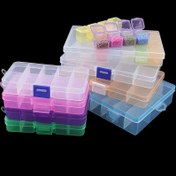 Resim DUCRYSTAL Ayarlanabilir Depolama Kutuları, 10/15/28 Bölme, Taşınabilir Plastik Organizer Mücevher, El Sanatları, Dikiş Malzemeleri, Sanat Malzemeleri, Ev Depolama, Çeşitli Renkler 