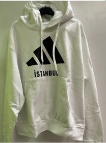 Resim Adidas Je2742 İstanbul Sweatshirt beyaz 