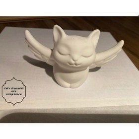Resim Kanatlı Kedi Dekoru 