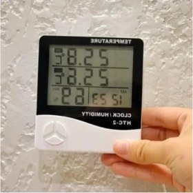 Resim Hakay Dijital Higrometre ve Termometre - Büyük Ekran, Çok Amaçlı Kullanım 
