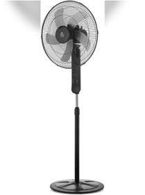 Resim King Uzaktan Kumandalı 5 Metal Kanatlı 18İnç 110 Watt Zaman Ayarlı Ayaklı Vantilatör Sessiz-ESİNTİ KV1918 