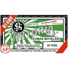 Resim Viktoria Kumaş Boyası 38 Yeşil 3 Adet 