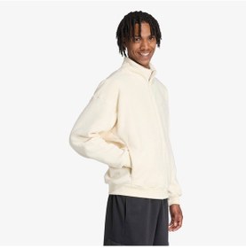 Resim Adidas Future İcons Small Logo Low Pile Fleece Erkek Beyaz Eşofman Üstü Jm6050 