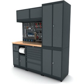Resim İdeal Ekipman 1.8 Metre Modüler Çalışma Tezgahı İE.36.18.02 