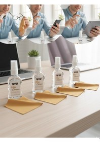 Resim Otio 4 Adet Gözlük Temizleme Seti, 50 Ml Sprey, Mikrofiber Bez Avantaj Paket 