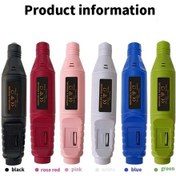 Resim Pazly Profesyonel Mini Tırnak Freze Makinesi - Usb Şarjlı, 6 Uçlu, 3000-20000 Rpm Ayarlanabilir Hız 