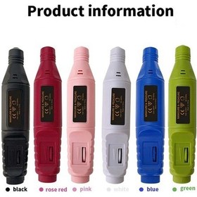 Resim Pazly Profesyonel Mini Tırnak Freze Makinesi - Usb Şarjlı, 6 Uçlu, 3000-20000 Rpm Ayarlanabilir Hız 