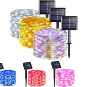Resim 50/100/150/200/300 LED Dış Mekan Bakır Tel Peri Dize Işıkları, Su Geçirmez, Avluyu, Bahçeyi, Kampı ve Diğer Festivalleri Süslemek İçin, Mesela Noel, Cadılar Bayramı, Paskalya, Sevgililer Günü vb., Dekoratif Temel Küçük Işık Dizesi 