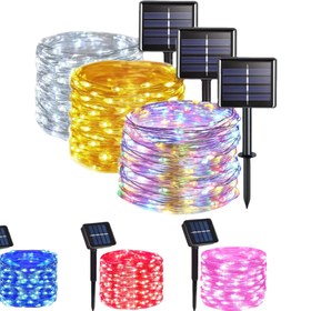 Resim 50/100/150/200/300 LED Dış Mekan Bakır Tel Peri Dize Işıkları, Su Geçirmez, Avluyu, Bahçeyi, Kampı ve Diğer Festivalleri Süslemek İçin, Mesela Noel, Cadılar Bayramı, Paskalya, Sevgililer Günü vb., Dekoratif Temel Küçük Işık Dizesi 