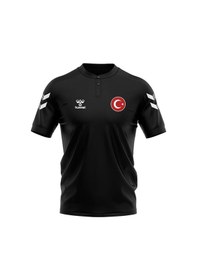 Resim Hummel Humel Armin Milli Takım Bebe Yaka Tişört Siyah 