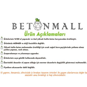 Resim betonmall Beton El Yapımı Kartvizitlik Ofis Kartlığı Altın Spreyli Kartvizitlik 
